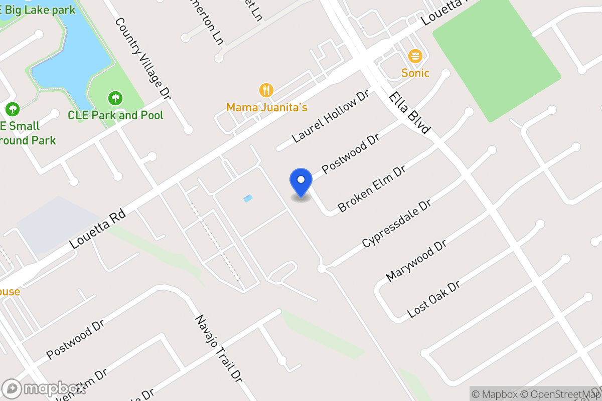 Map of 3654 Postwood Dr, Spring