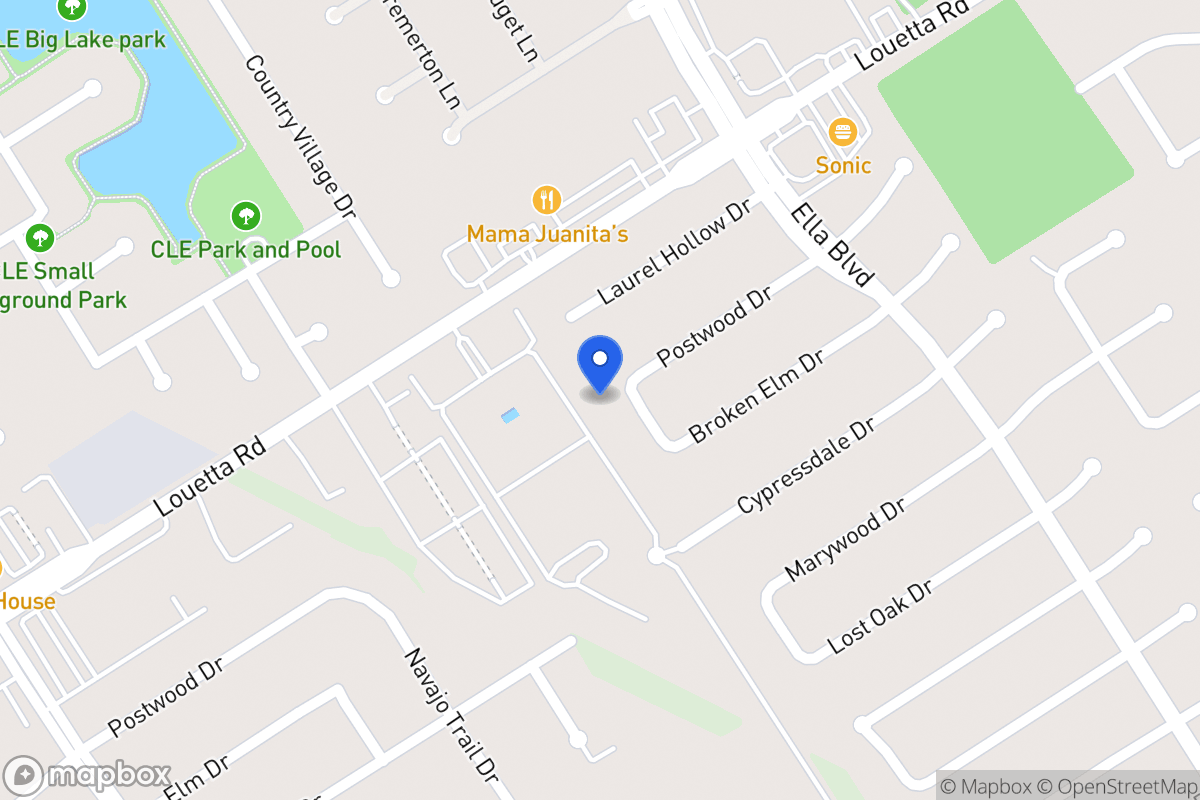 Map of 3650 Postwood Dr, Spring