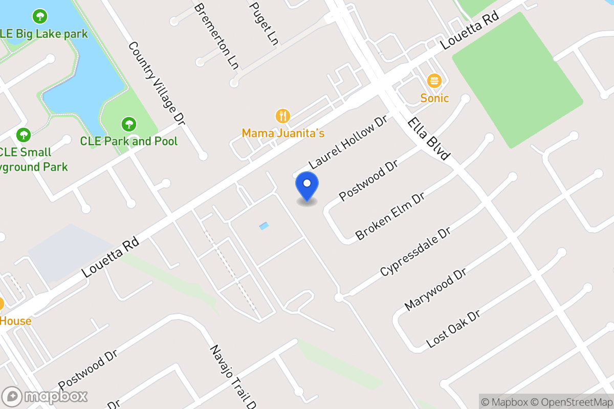 Map of 3646 Postwood Dr, Spring