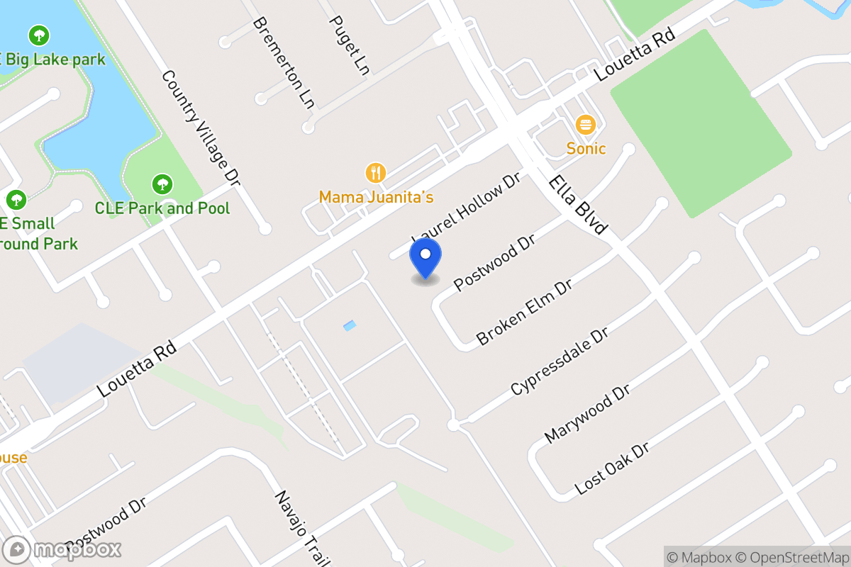 Map of 3642 Postwood Dr, Spring