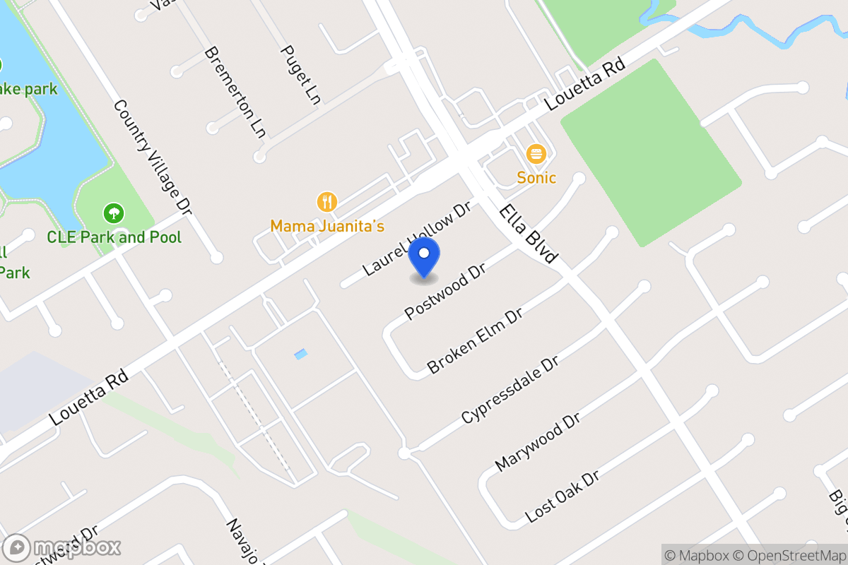 Map of 3626 Postwood Dr, Spring