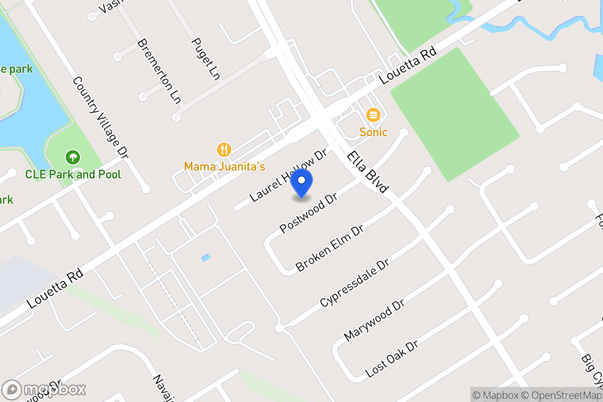 Map of 3622 Postwood Dr, Spring