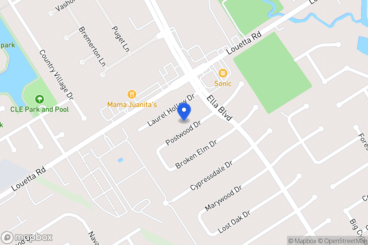 Map of 3618 Postwood Dr, Spring