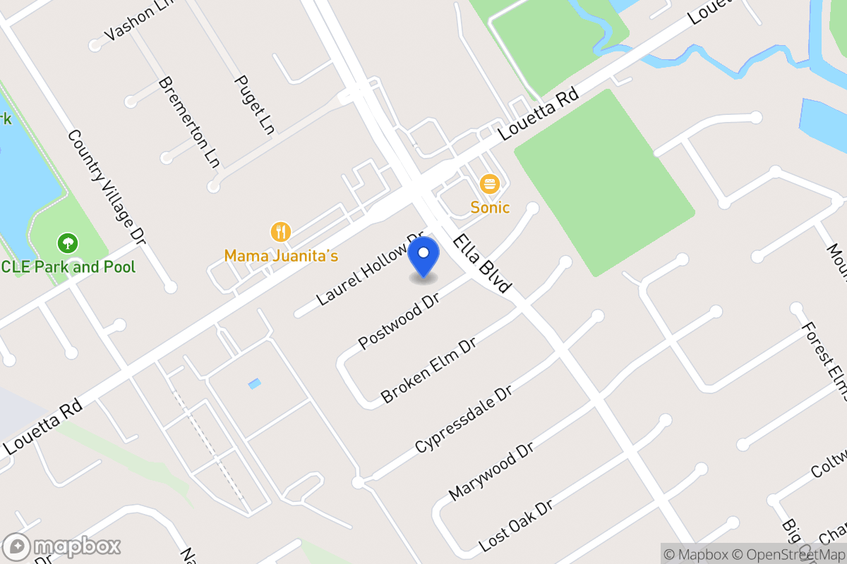 Map of 3610 Postwood Dr, Spring