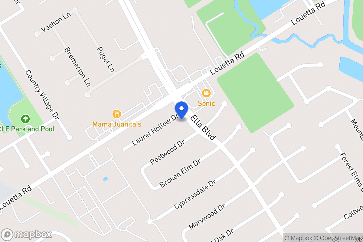 Map of 3603 Laurel Hollow Dr, Spring
