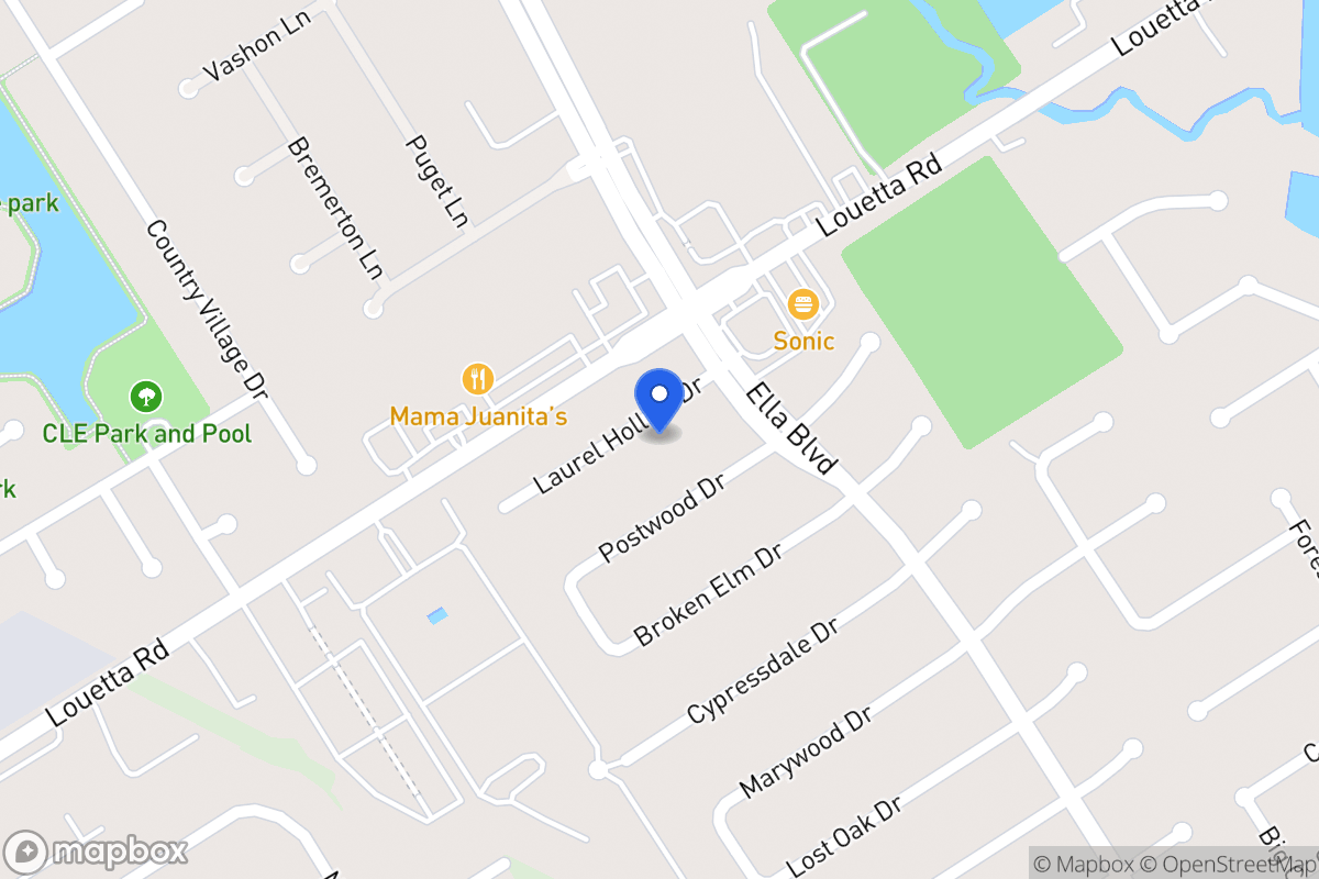 Map of 3615 Laurel Hollow Dr, Spring