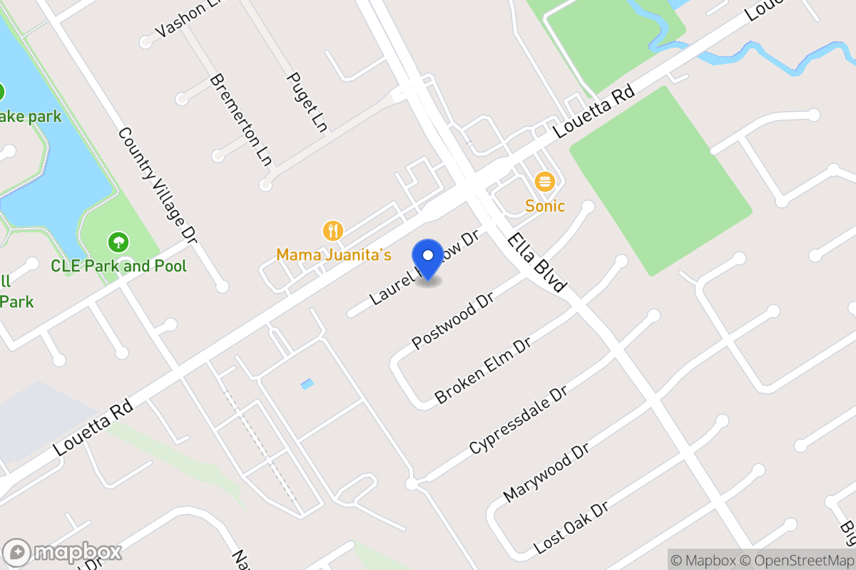 Map of 3623 Laurel Hollow Dr, Spring