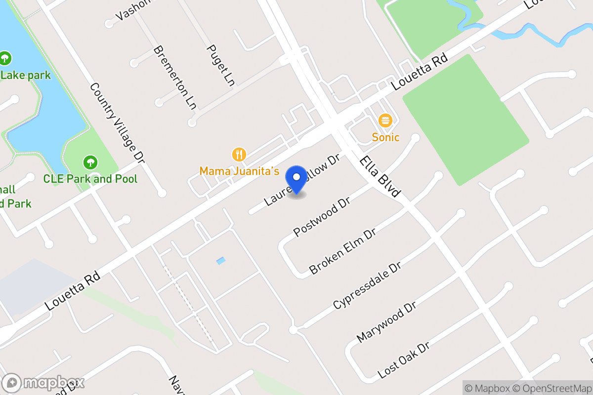 Map of 3627 Laurel Hollow Dr, Spring
