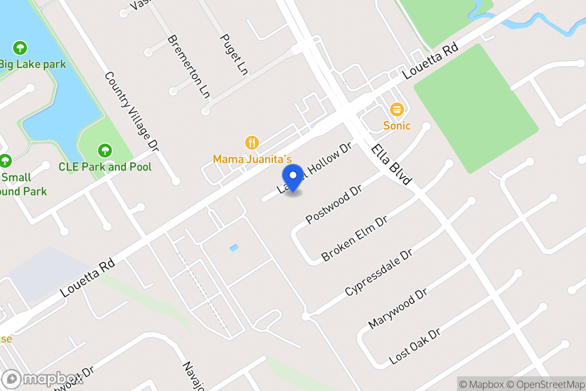Map of 3635 Laurel Hollow Dr, Spring