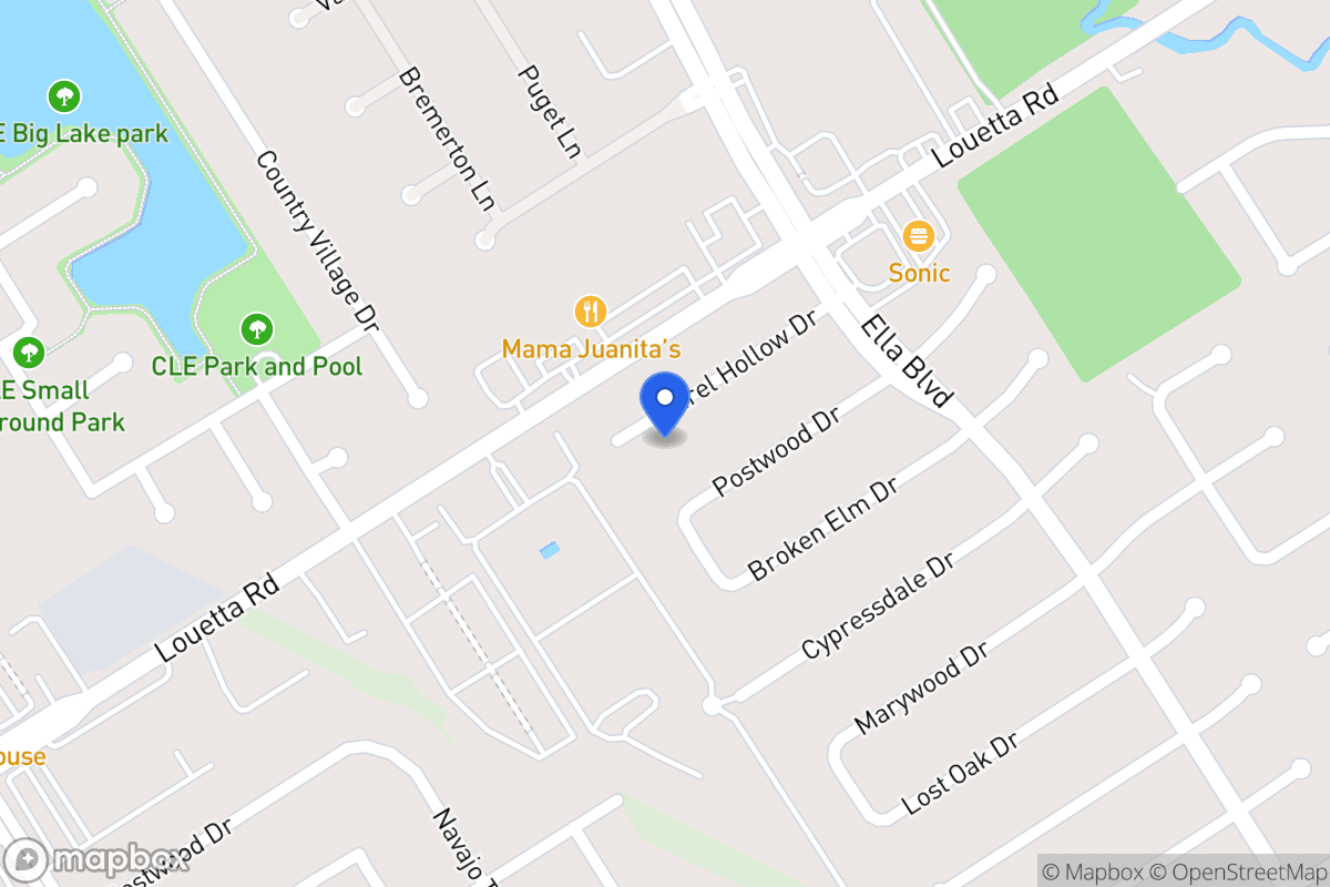Map of 3639 Laurel Hollow Dr, Spring