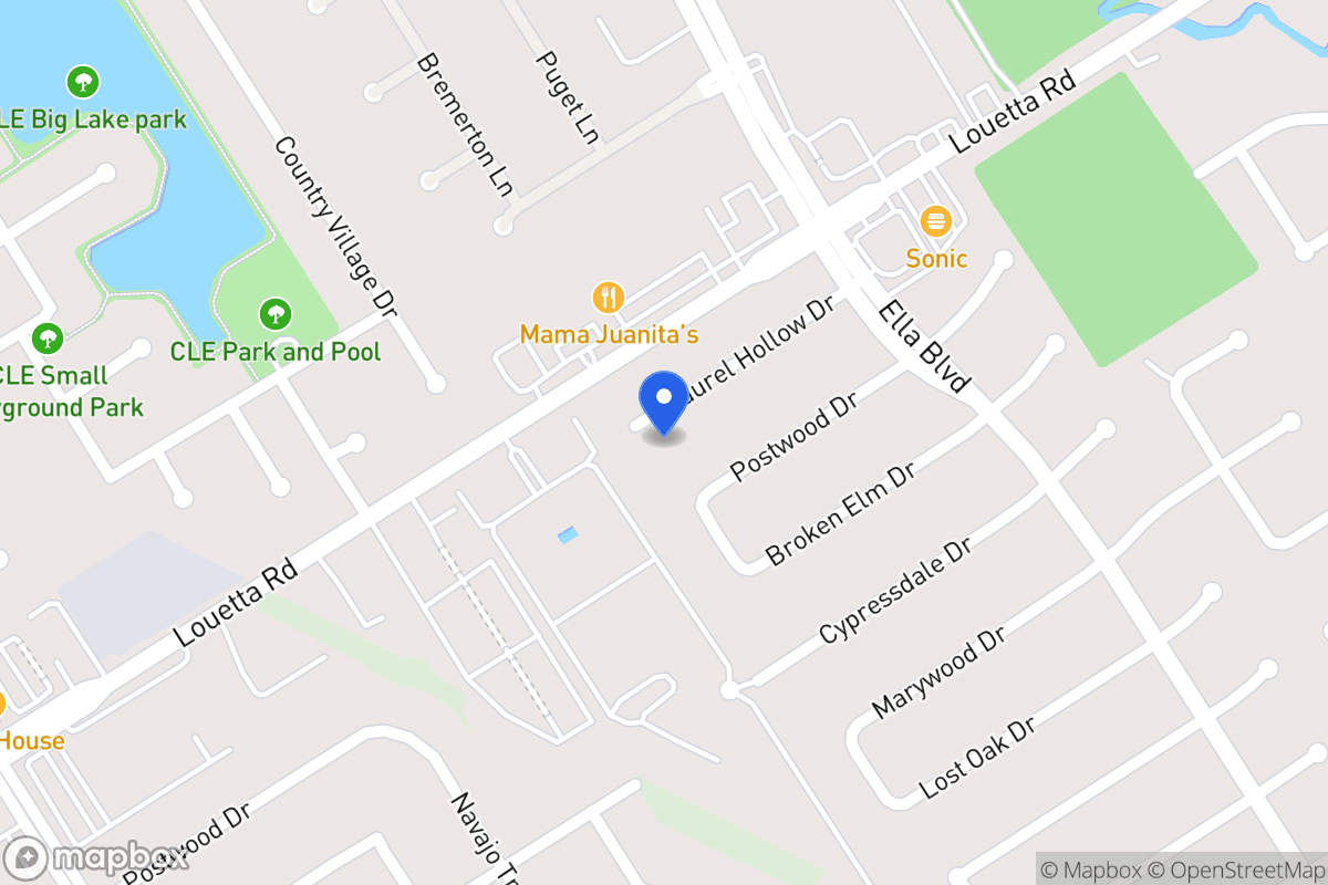 Map of 3643 Laurel Hollow Dr, Spring
