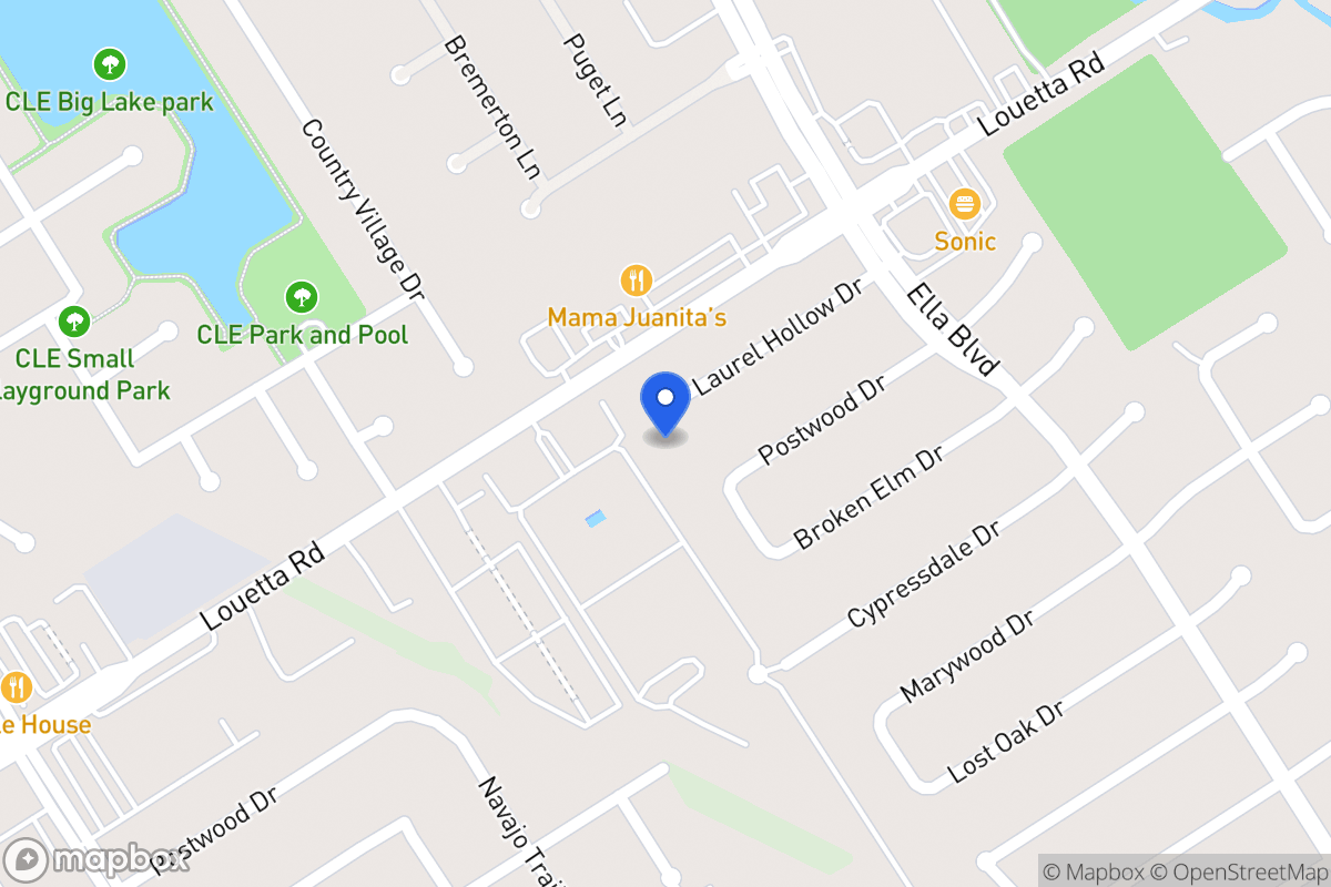 Map of 3647 Laurel Hollow Dr, Spring