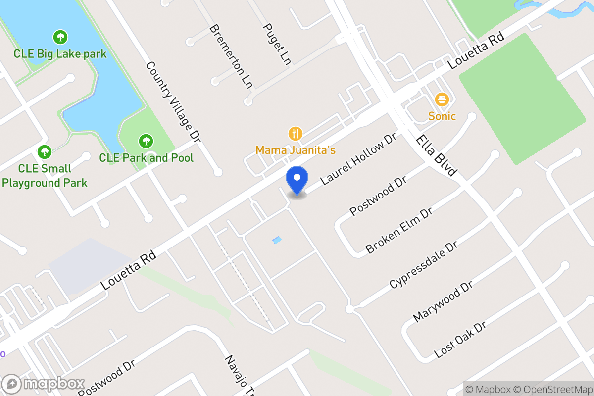 Map of 3651 Laurel Hollow Dr, Spring