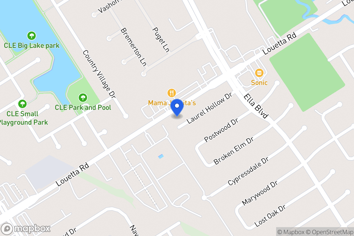 Map of 3642 Laurel Hollow Dr, Spring