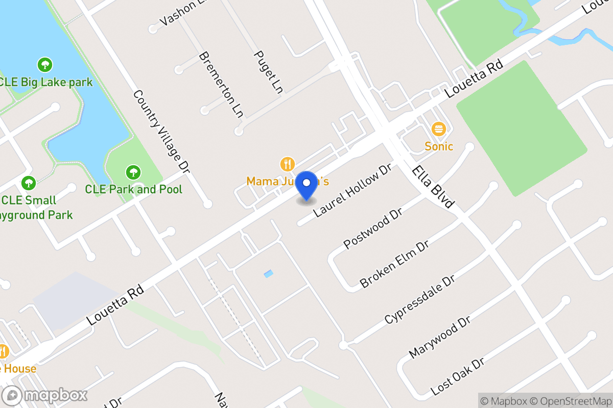 Map of 3638 Laurel Hollow Dr, Spring