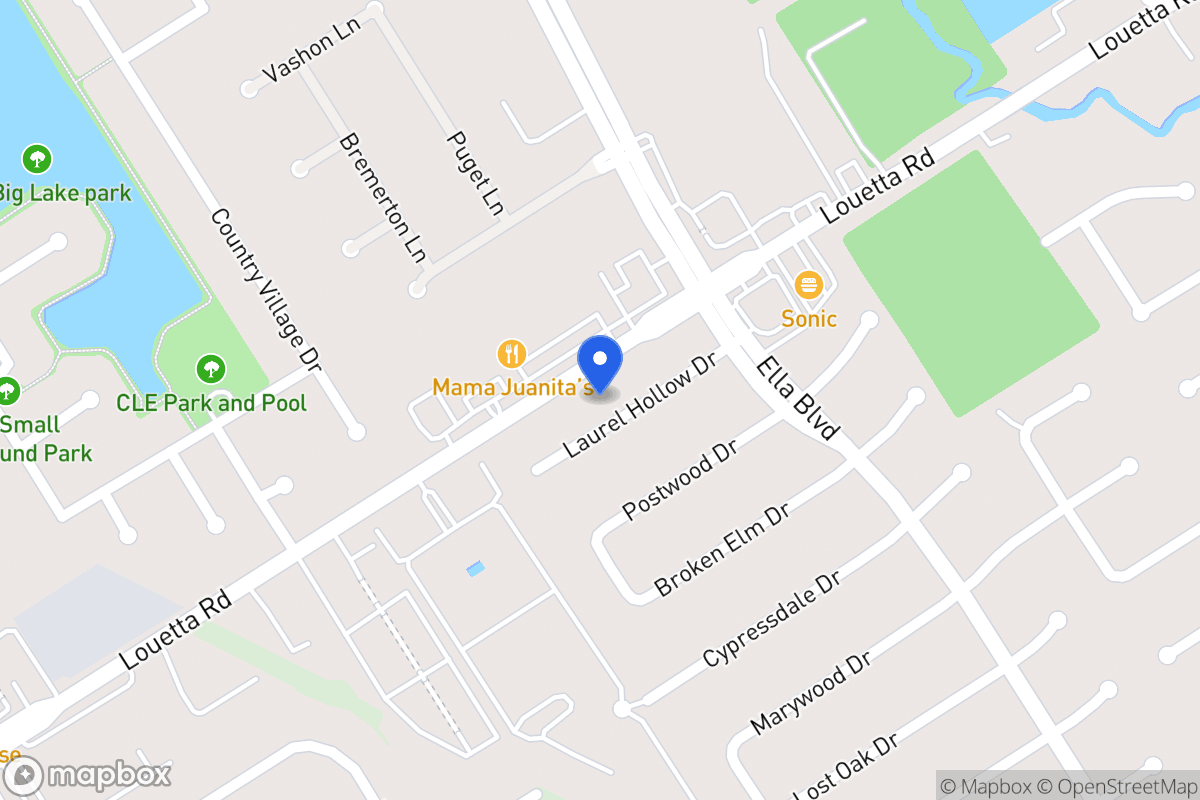 Map of 3626 Laurel Hollow Dr, Spring