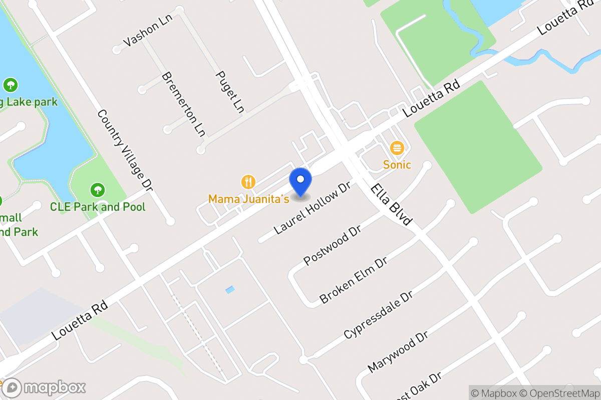 Map of 3622 Laurel Hollow Dr, Spring
