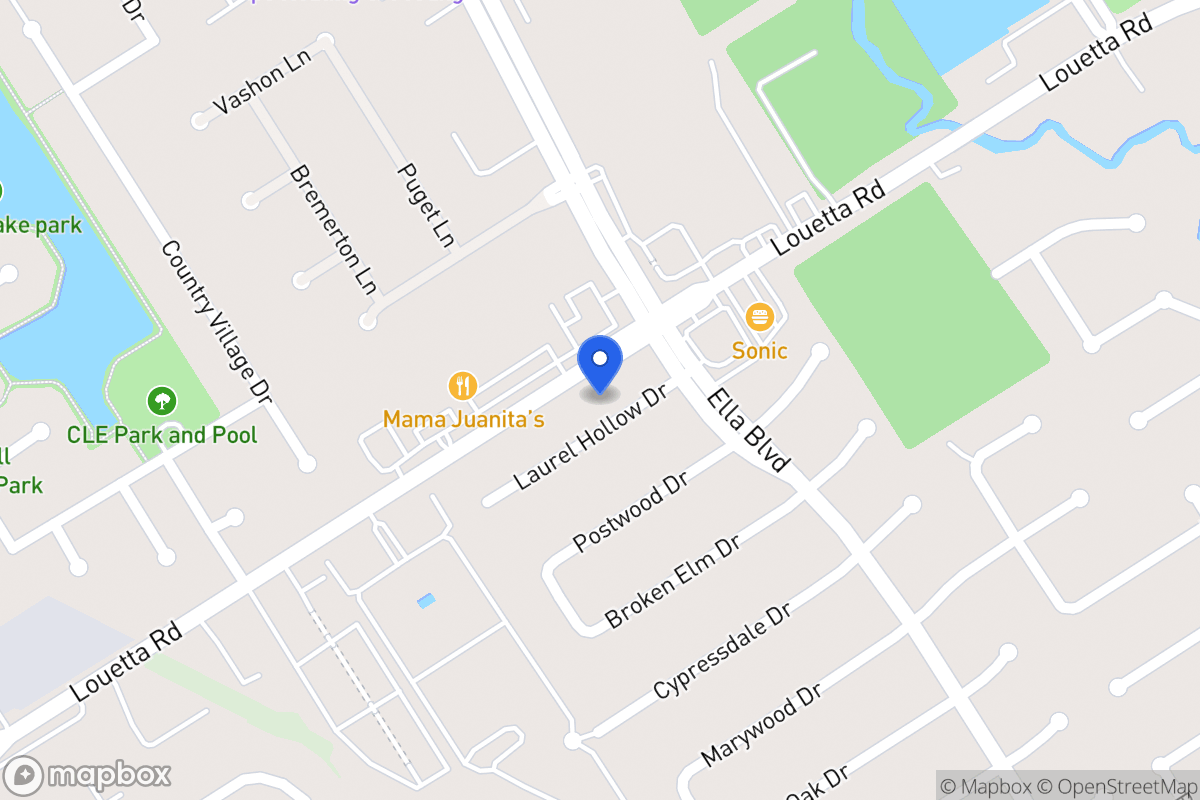 Map of 3614 Laurel Hollow Dr, Spring