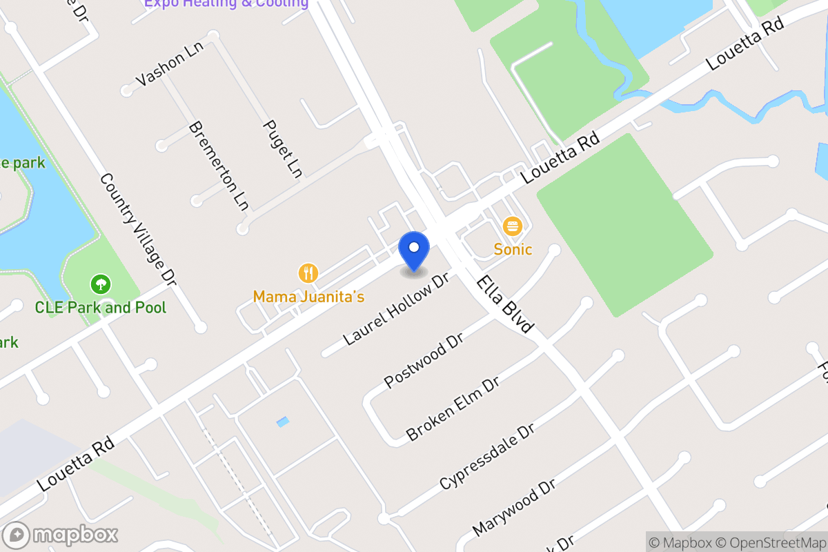 Map of 3610 Laurel Hollow Dr, Spring