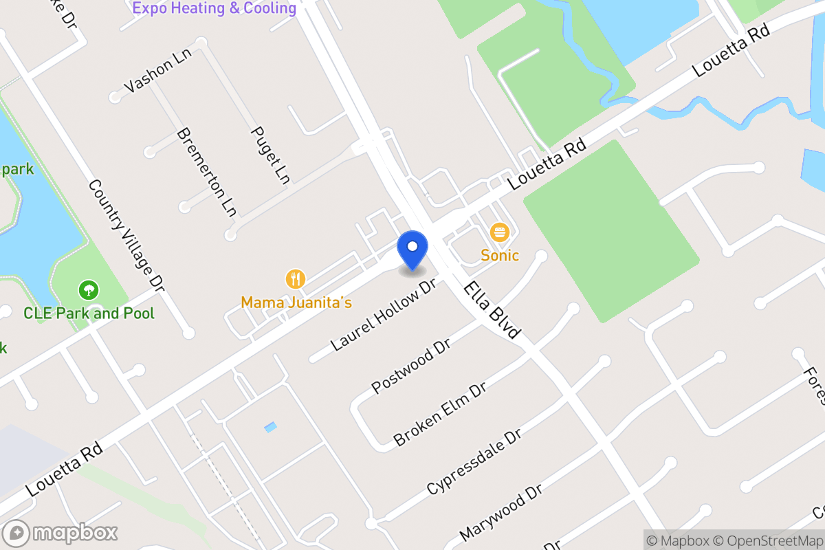 Map of 3606 Laurel Hollow Dr, Spring
