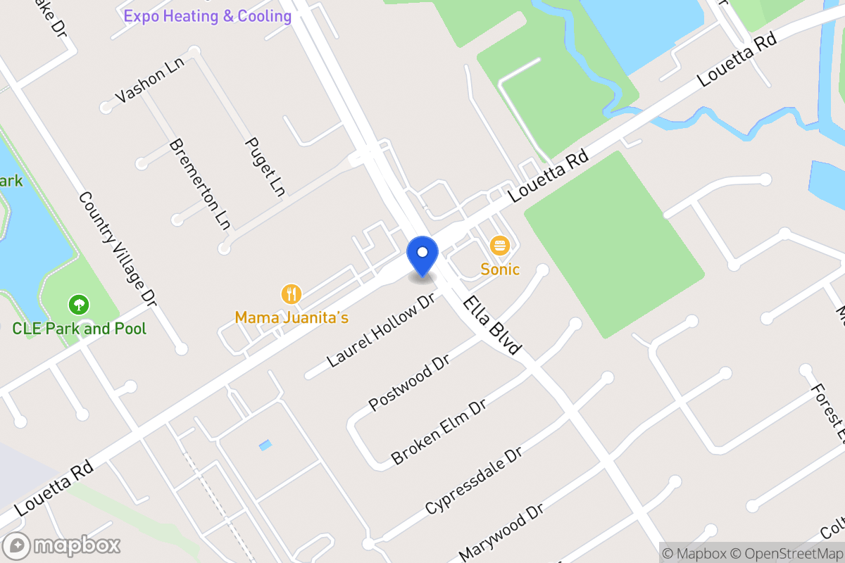 Map of 3602 Laurel Hollow Dr, Spring