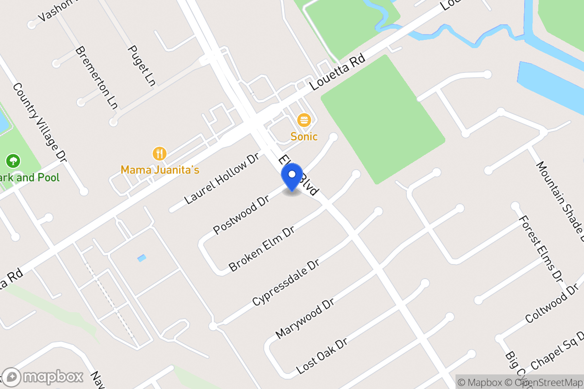 Map of 3603 Postwood Dr, Spring