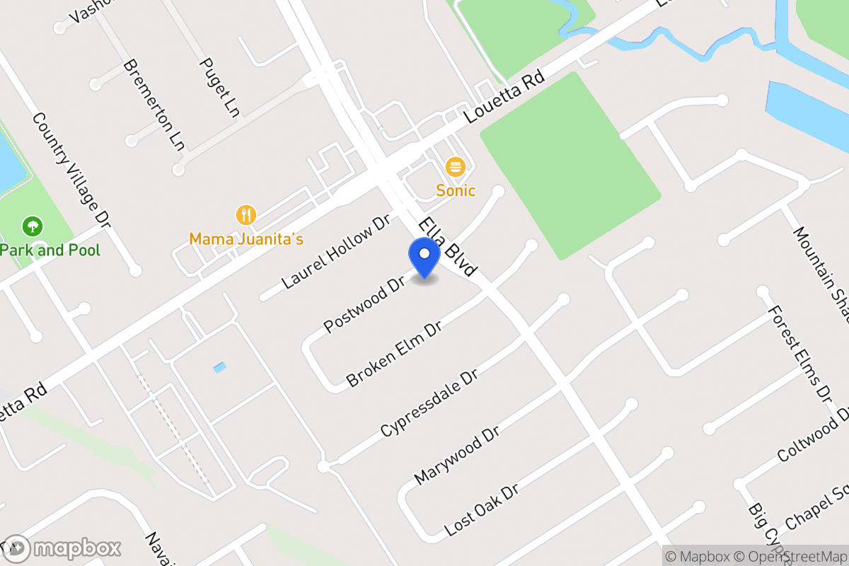 Map of 3607 Postwood Dr, Spring