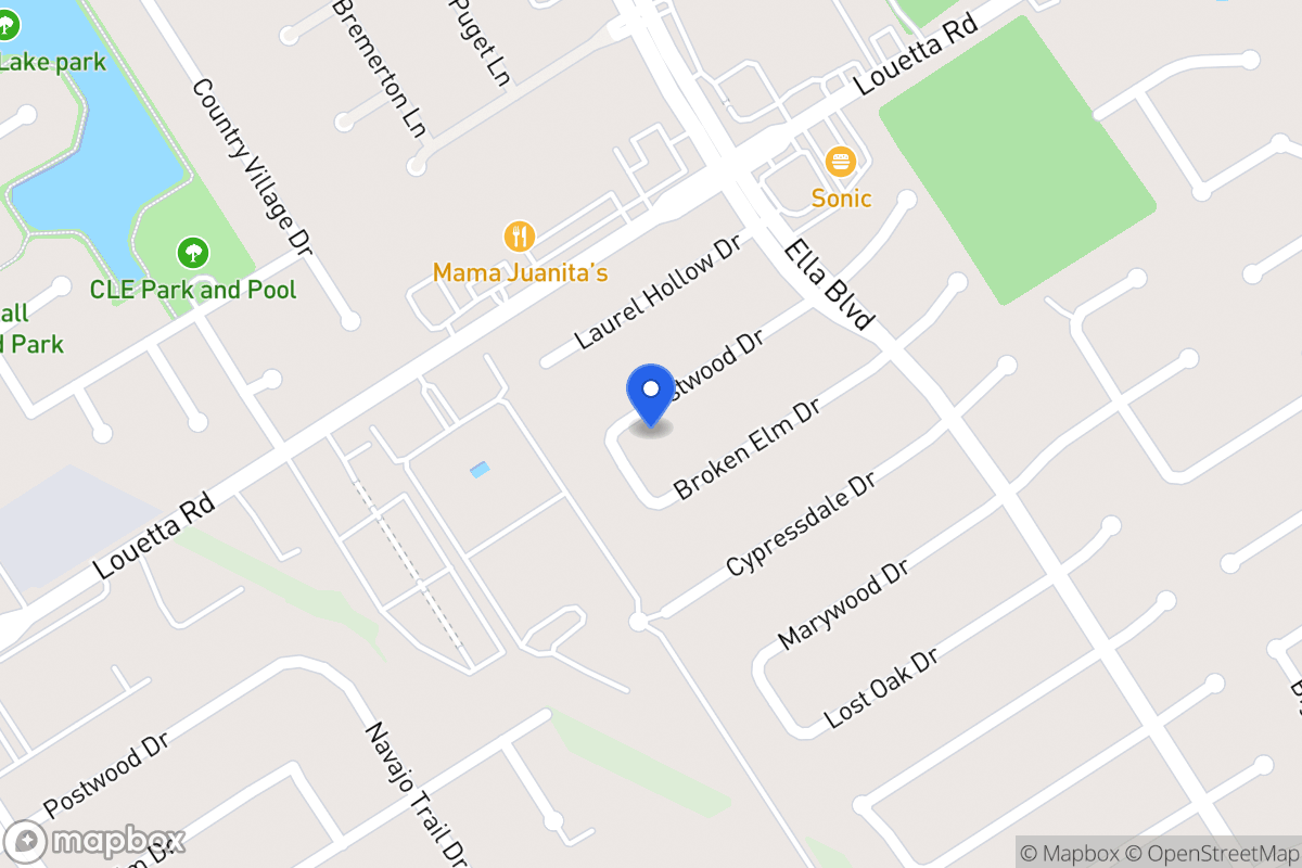 Map of 3639 Postwood Dr, Spring