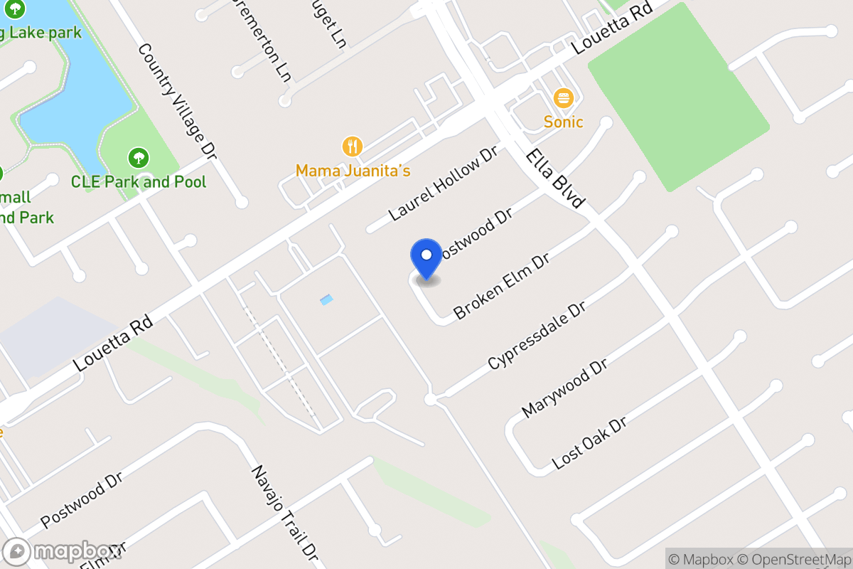 Map of 3643 Postwood Dr, Spring