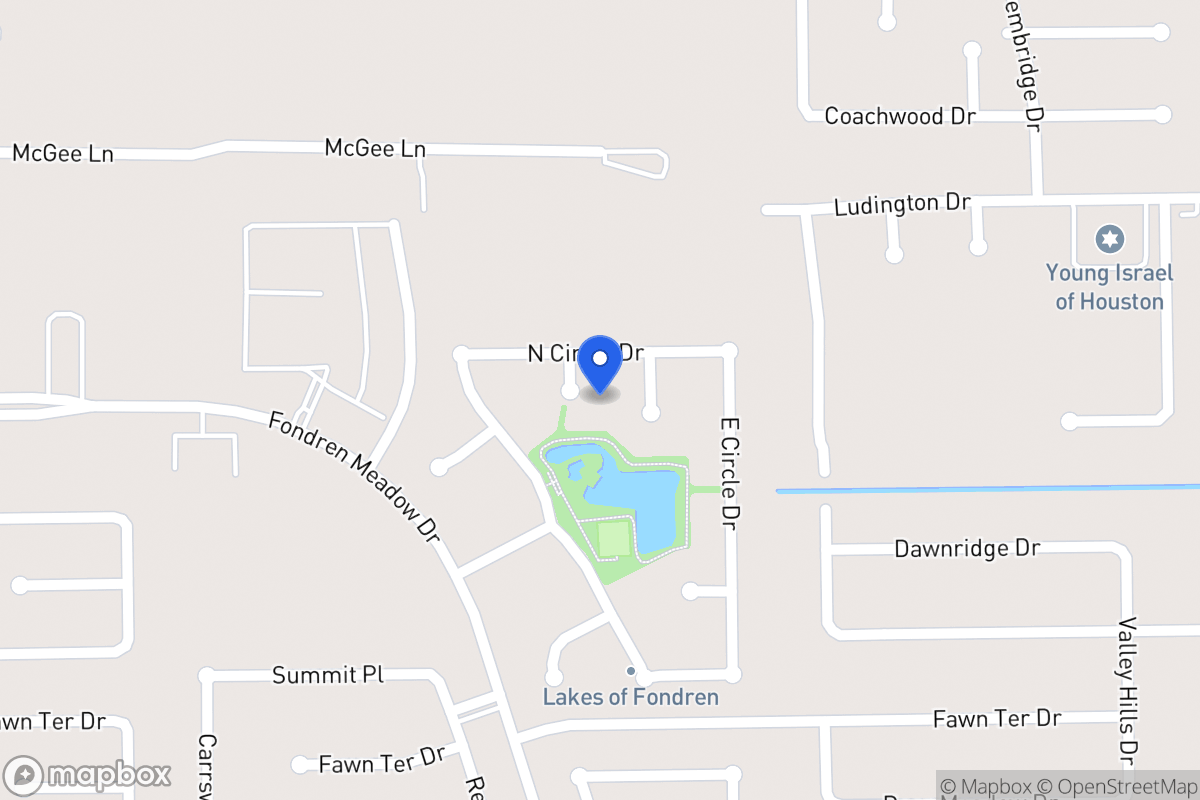 Map of 12007 Lakeway Ct, Houston