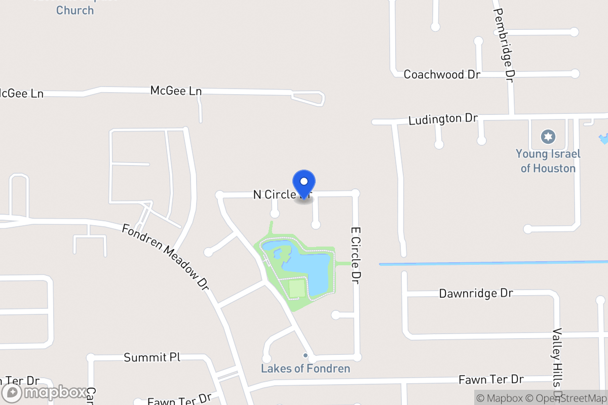 Map of 12002 Lake Ridge Ct, Houston