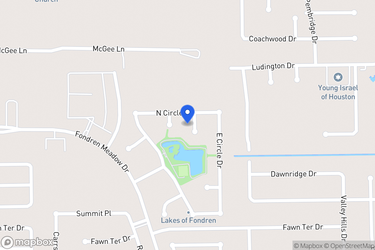 Map of 12006 Lake Ridge Ct, Houston