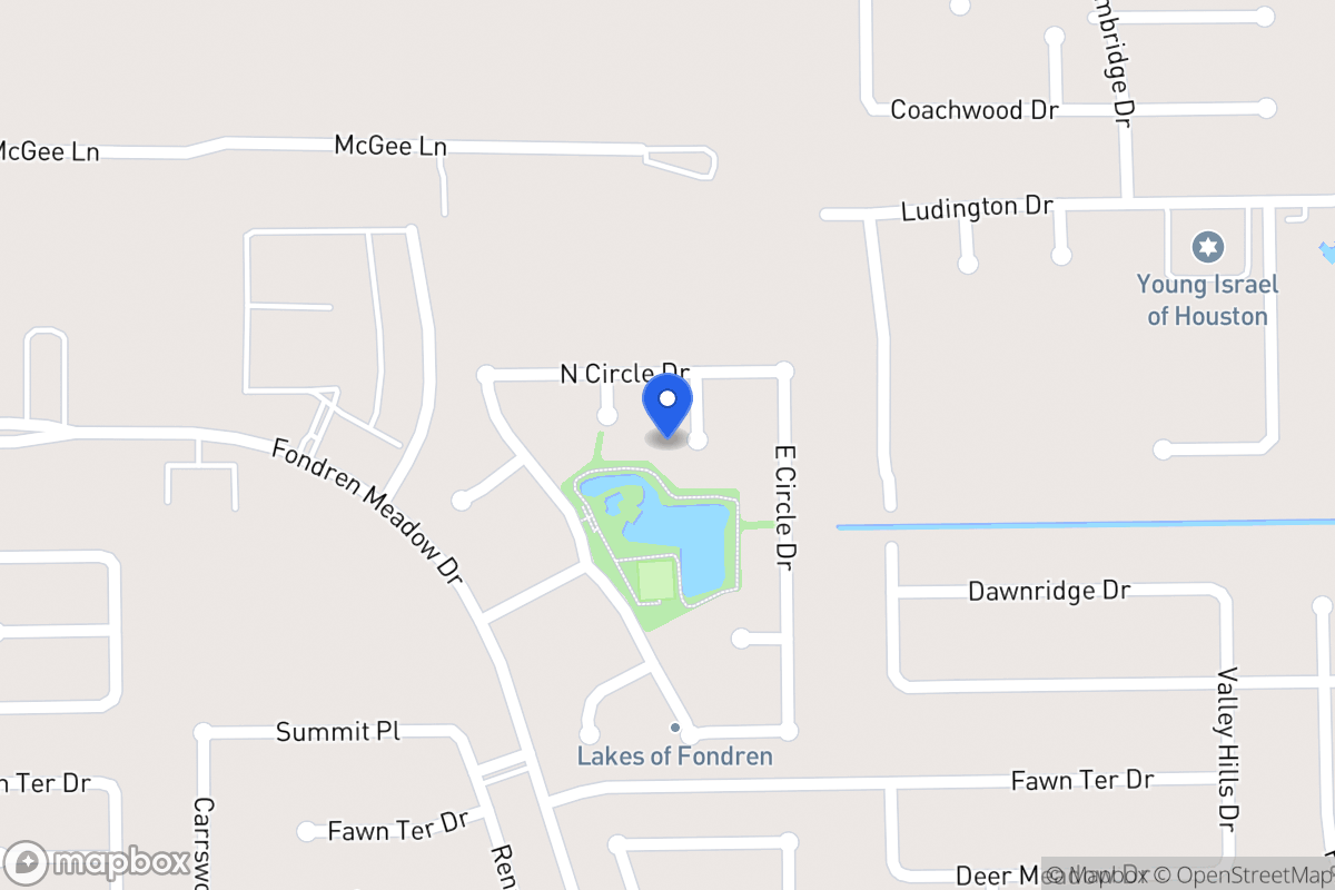 Map of 12010 Lake Ridge Ct, Houston