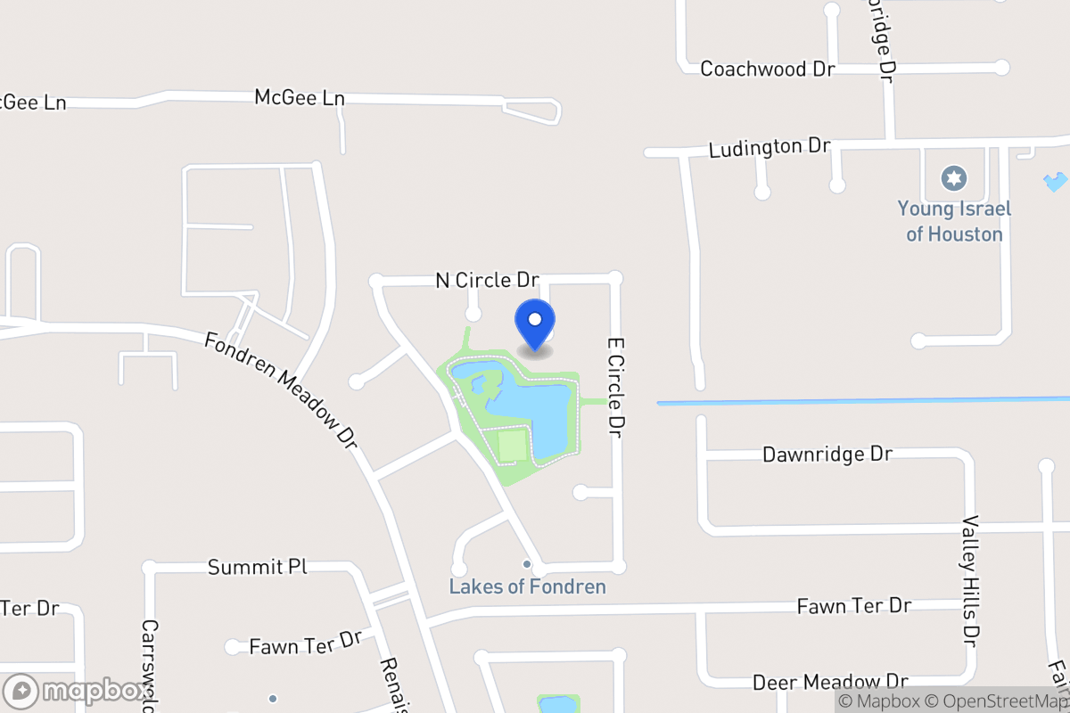 Map of 12014 Lake Ridge Ct, Houston