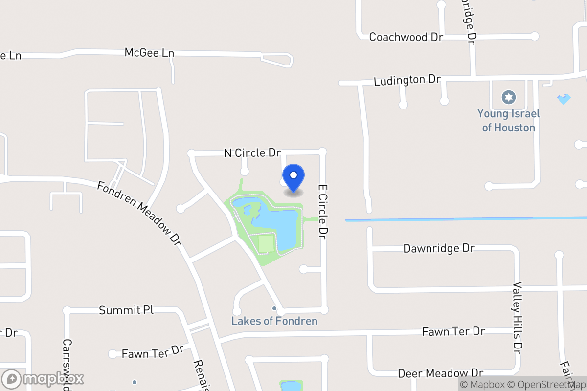 Map of 12015 Lake Ridge Ct, Houston