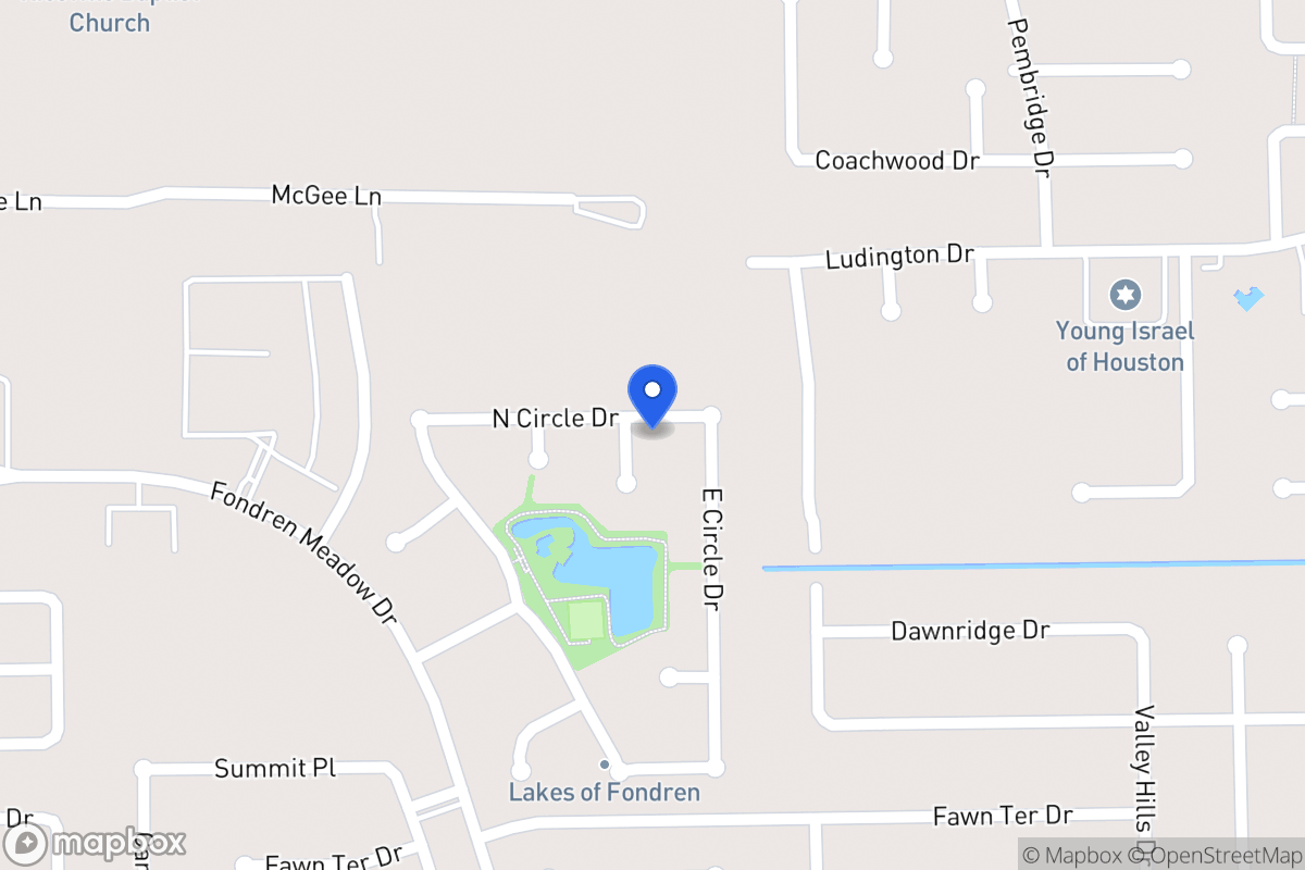 Map of 12003 Lake Ridge Ct, Houston