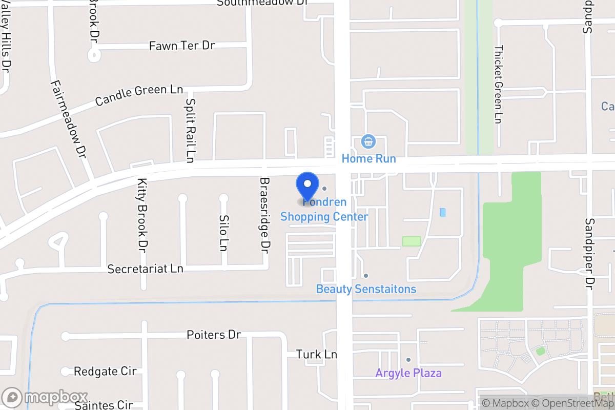 Map of 12302 Fondren Rd, Houston