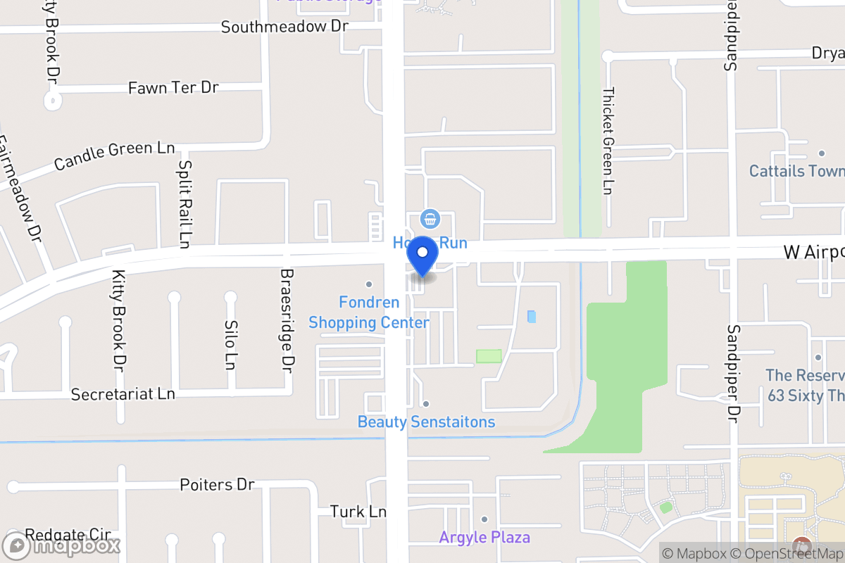Map of 12303 Fondren Rd, Houston