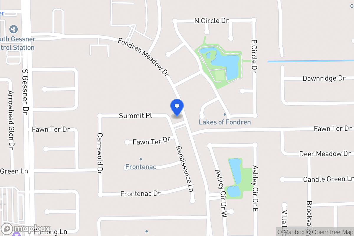 Map of 12103 Renaissance Ln, Houston