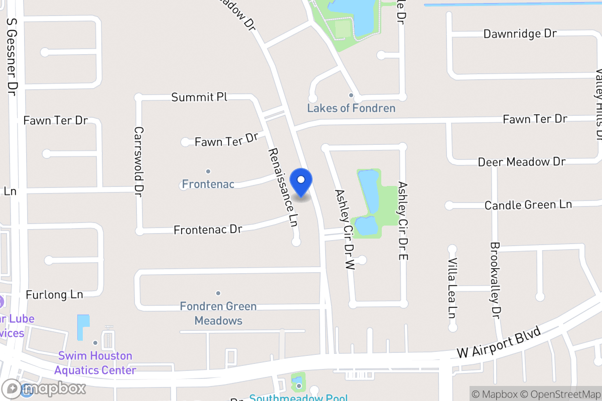 Map of 12211 Renaissance Ln, Houston