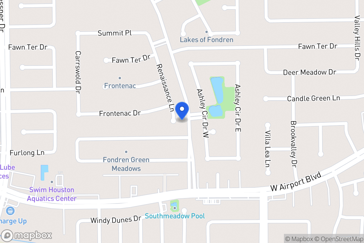 Map of 12223 Renaissance Ln, Houston