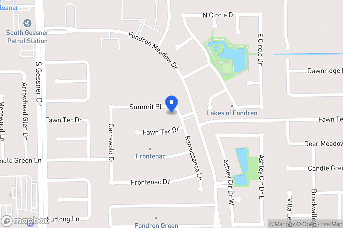 Map of Summit Pl, Houston