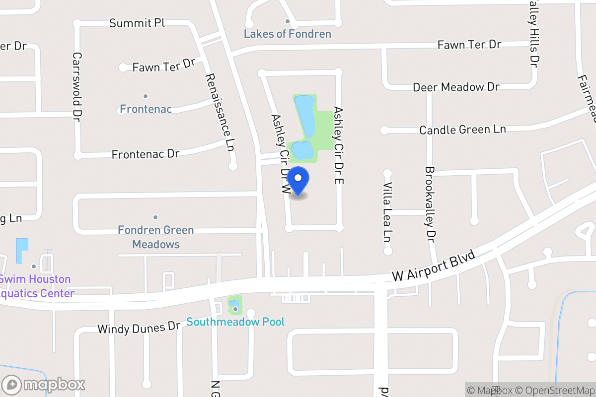 Map of 8107 Erin Ct, Houston