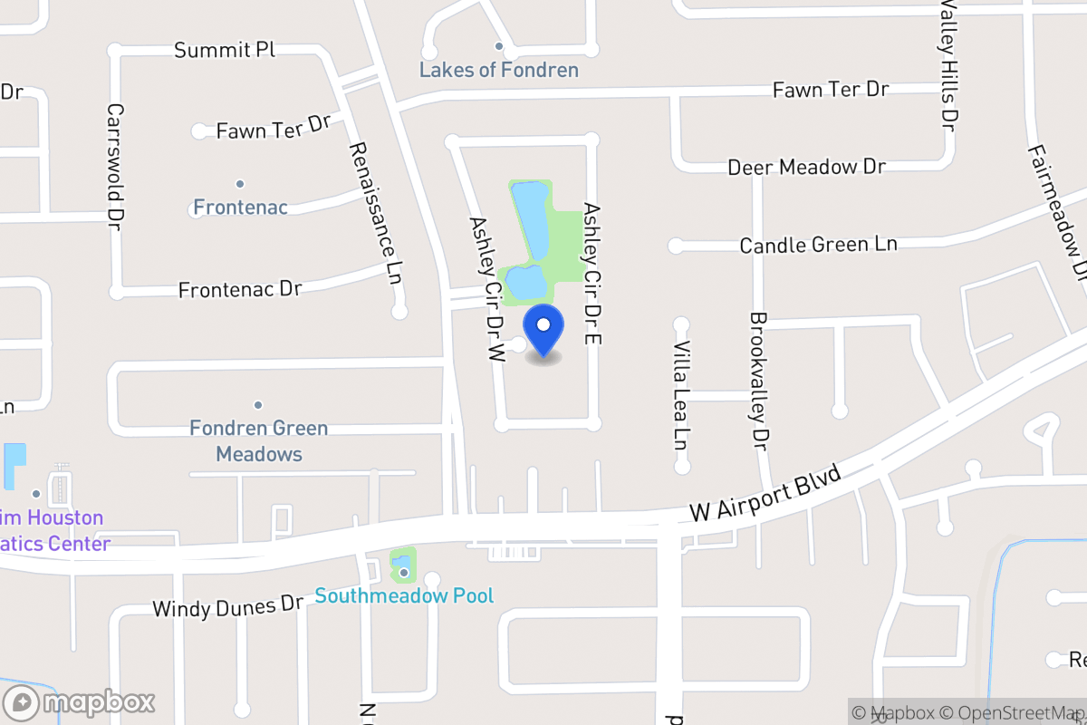 Map of 8103 Erin Ct, Houston