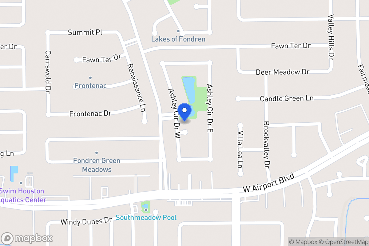 Map of 8106 Erin Ct, Houston