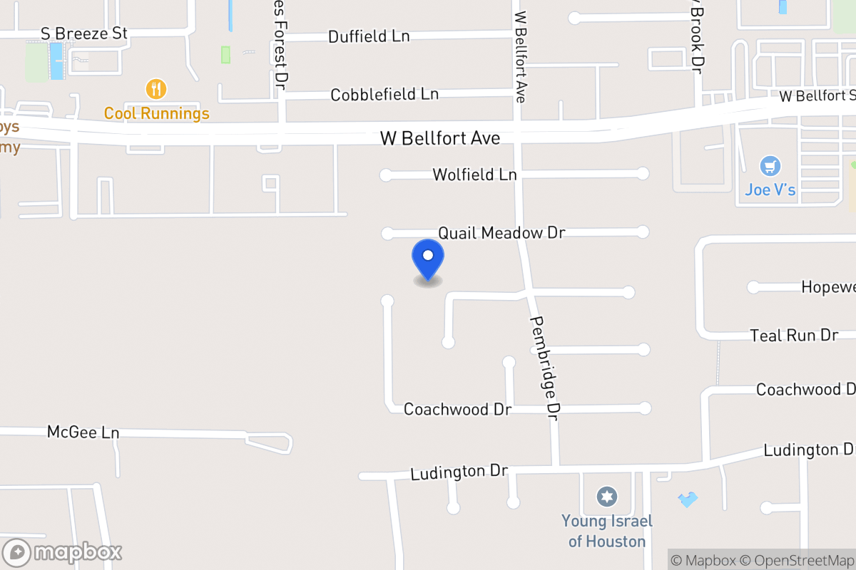 Map of 11502 Taylor Beech Ln, Houston