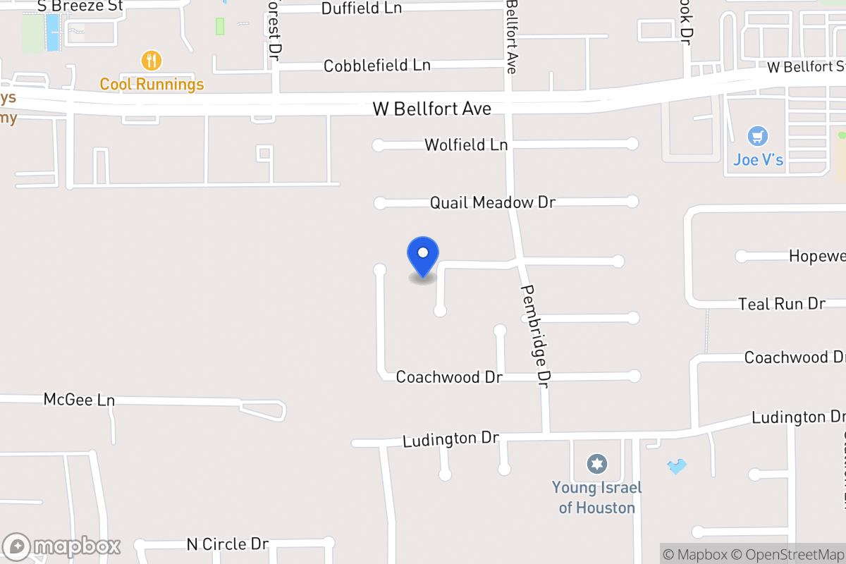 Map of 11506 Taylor Beech Ln, Houston