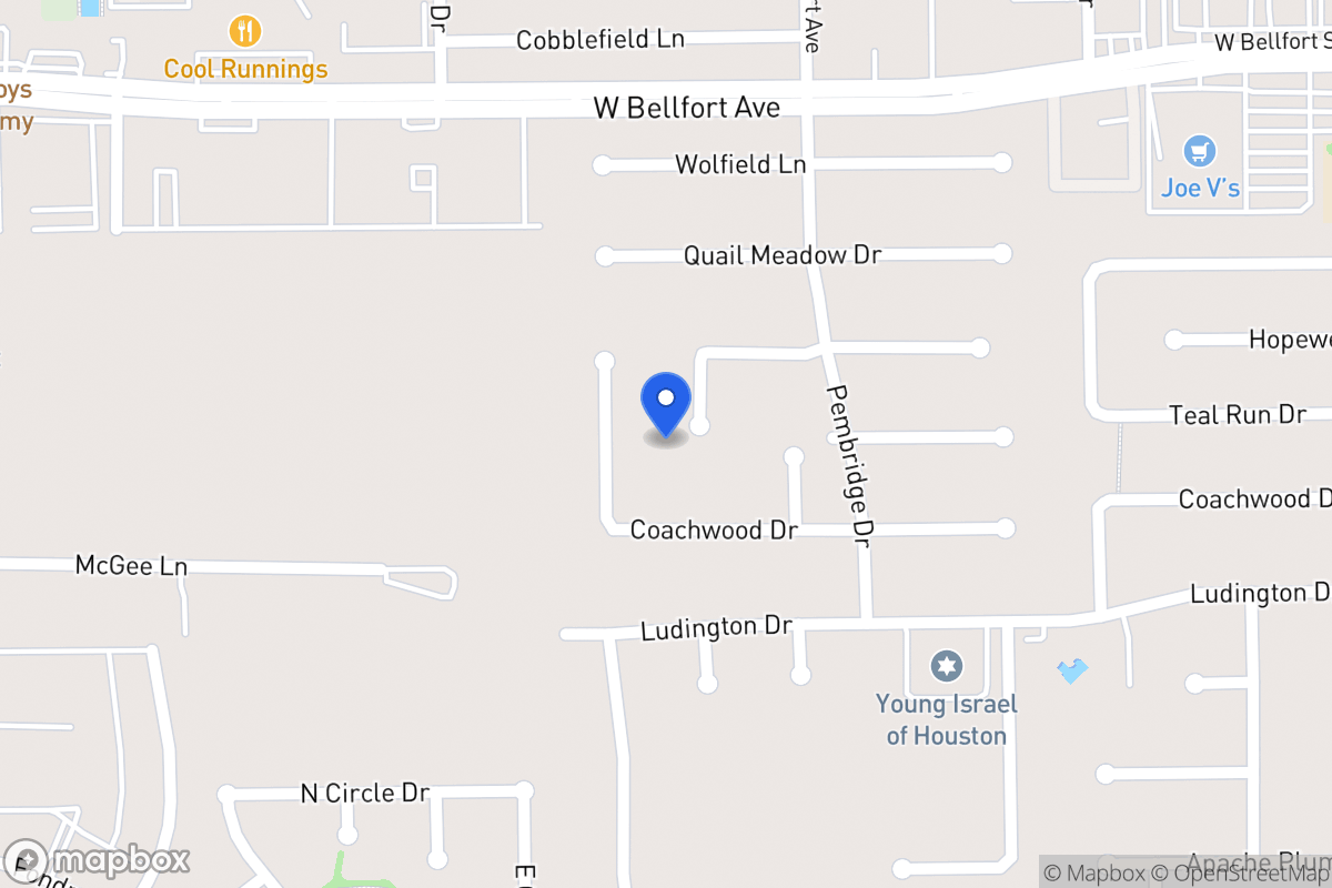 Map of 11514 Taylor Beech Ln, Houston