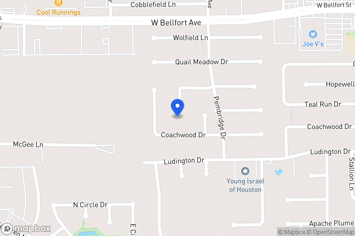 Map of 11518 Taylor Beech Ln, Houston