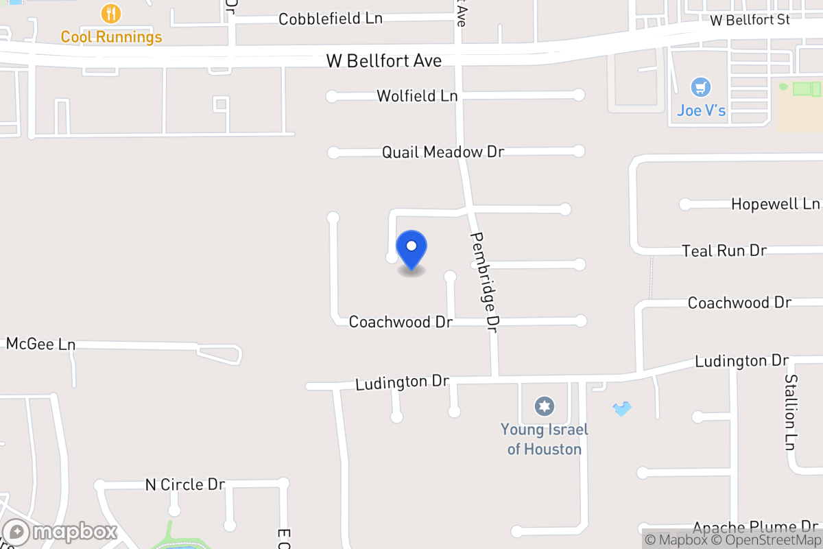 Map of 11515 Taylor Beech Ln, Houston